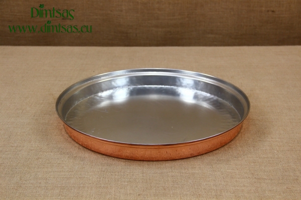 Copper Round Shallow Baking Pan No42