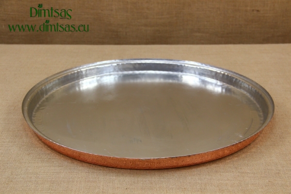 Copper Round Shallow Baking Pan No58
