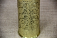Βάζο - Οβίδα Μπρούτζινο Σκαλιστό Φύλλα Μέγεθος Νο1 Απεικόνιση Τρίτη