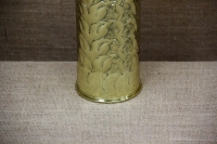 Βάζο - Οβίδα Μπρούτζινο Σκαλιστό Φύλλα Μέγεθος Νο1 Απεικόνιση Τέταρτη