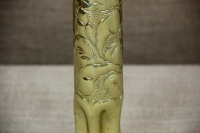 Βάζο - Οβίδα Μπρούτζινο Σκαλιστό Φύλλα Μέγεθος Νο2 Απεικόνιση Δεύτερη