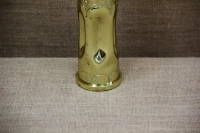 Βάζο - Οβίδα Μπρούτζινο Σκαλιστό Φύλλα Μέγεθος Νο2 Απεικόνιση Τέταρτη