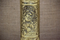 Trench Art Brass Shell Casing Engraved Holy Mary Size No4 Third Depiction