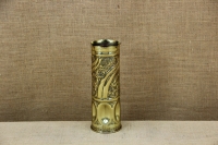 Trench Art Brass Shell Casing Engraved Flowers Size No4 First Depiction
