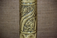 Trench Art Brass Shell Casing Engraved Flowers Size No4 Second Depiction