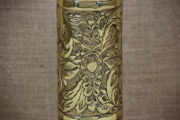Trench Art Brass Shell Casing Engraved Flowers Size No5 Second Depiction