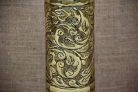 Trench Art Brass Shell Casing Engraved Flowers Size No5 Third Depiction
