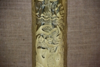 Βάζο - Οβίδα Μπρούτζινο Σκαλιστό Φύλλα Μέγεθος Νο5 Απεικόνιση Δεύτερη