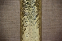 Trench Art Brass Shell Casing Engraved Leaves Size No5 Third Depiction