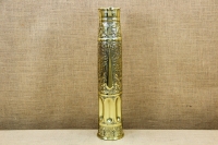 Trench Art Brass Shell Casing Engraved Flowers Size No6 First Depiction