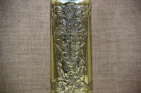 Trench Art Brass Shell Casing Engraved Flowers Size No6 Second Depiction