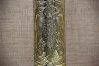 Βάζο - Οβίδα Μπρούτζινο Σκαλιστό Άγιος Γεώργιος Μέγεθος Νο7 Απεικόνιση Τέταρτη
