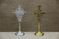 Bronze Nickel-Plated Blessing Cross Fourth Depiction