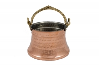 Copper Cauldron - Bakratsi Hammered No2 Seventh Depiction
