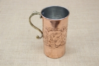 Copper Wine Jug Engraved 1000 ml Third Depiction