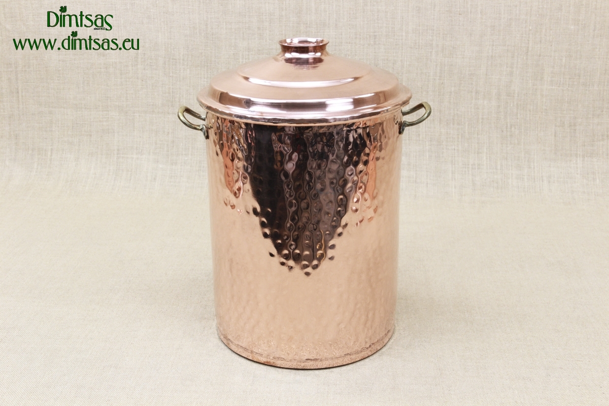 Conical Copper Glass Hammered Series 1 450 ml
