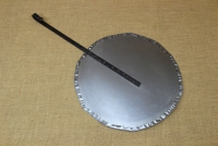 Round Metal Griddle No45 with Long Handle Second Depiction