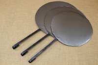 Round Metal Griddle No45 with Long Handle Fifth Depiction