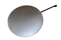 Round Metal Griddle No55 with Long Handle Seventh Depiction