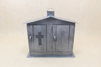 Double Cemetery Candle Box Wrought Grey First Depiction