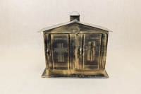 Double Cemetery Candle Box Patina Bronze First Depiction