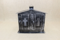 Double Cemetery Candle Box Patina Silver First Depiction