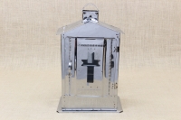 Big Cemetery Candle Box with Glass Inox First Depiction