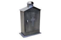 Big Cemetery Candle Box Wrought Grey Fifteenth Depiction