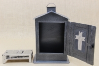 Big Cemetery Candle Box Wrought Grey Fourth Depiction