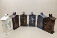 Small Cemetery Candle Box Wrought Grey Twelfth Depiction