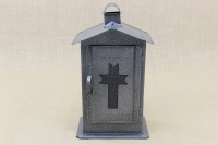 Small Cemetery Candle Box Wrought Grey First Depiction