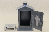 Small Cemetery Candle Box Wrought Grey Fourth Depiction