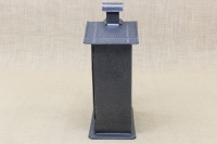 Small Cemetery Candle Box Wrought Grey Fifth Depiction