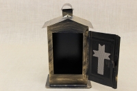 Small Cemetery Candle Box Patina Bronze Second Depiction