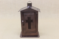 Small Cemetery Candle Box Wrought Brown First Depiction