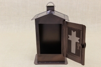Small Cemetery Candle Box Wrought Brown Second Depiction