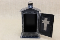Small Cemetery Candle Box Patina Silver Second Depiction