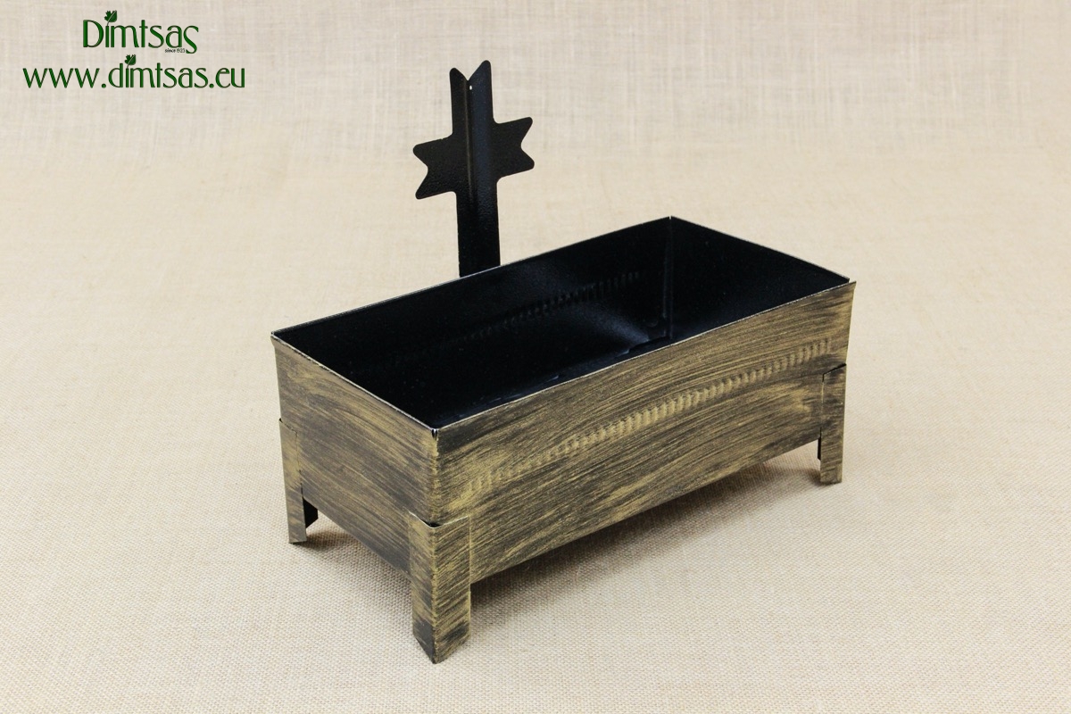 Cemetery Candle Holder for Sand or Water Square Inox