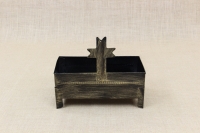 Cemetery Candle Holder for Sand or Water Patina Bronze Second Depiction