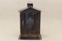 Big Cemetery Candle Box with Glass Patina Copper First Depiction