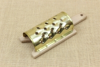 Grater for Quinces with Wooden Base Metallic No10 Second Depiction