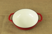 Enameled Cast Iron Dutch Oven - Casserole 2.8 lit Red Fourth Depiction