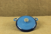 Enameled Cast Iron Dutch Oven - Casserole 2.8 lit Blue Second Depiction