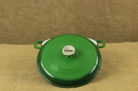 Enameled Cast Iron Dutch Oven - Casserole 5.7 lit Green First Depiction