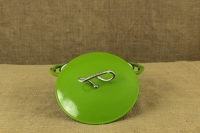 Enameled Cast Iron Dutch Oven - Casserole 3.8 lit Apple Green Second Depiction