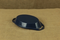 Enameled Cast Iron Cookware Lodge 1.9 Lit Blue First Depiction