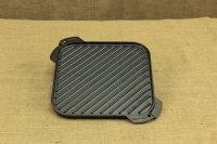 Lodge Cast Iron Single Burner Reversible Griddle 27x27 cm Double Sided First Depiction
