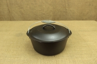 Lodge Cast Iron Dutch Oven with Spiral Bail Handle 4.7 lit Second Depiction