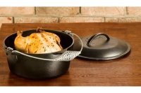 Lodge Cast Iron Dutch Oven with Spiral Bail Handle 4.7 lit Fourth Depiction