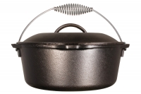 Lodge Cast Iron Dutch Oven with Spiral Bail Handle 4.7 lit Eighth Depiction